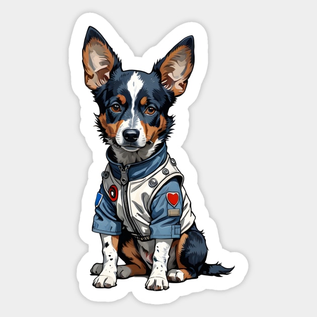 Blue the Astronaut Sticker by FabrizioX